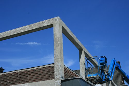 betonreparatie aan de Boschdijk te Eindhoven